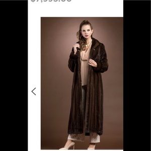 Full length mink coat